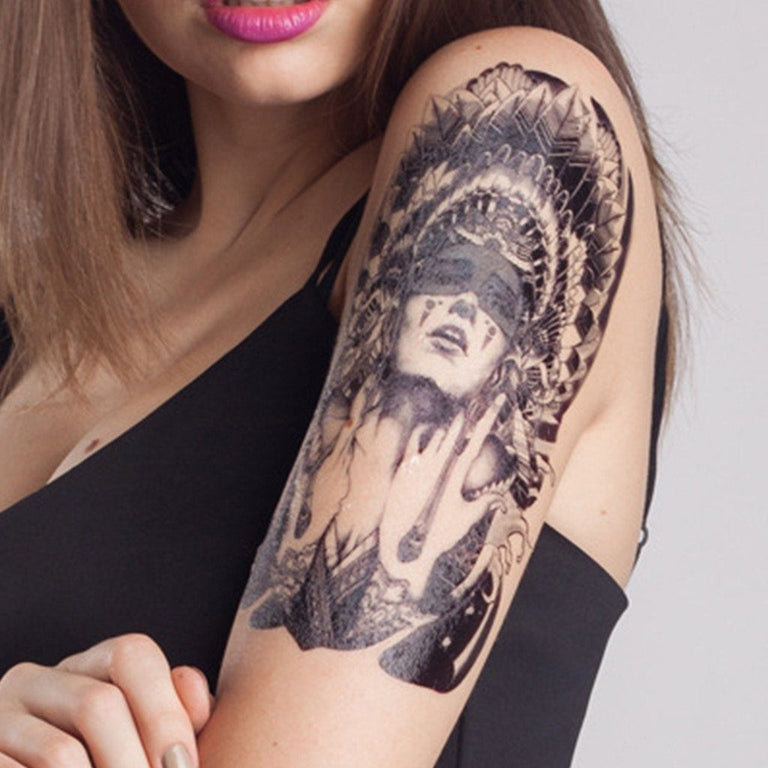 Indian Woman Tattoo - Best Tattoo Ideas Gallery