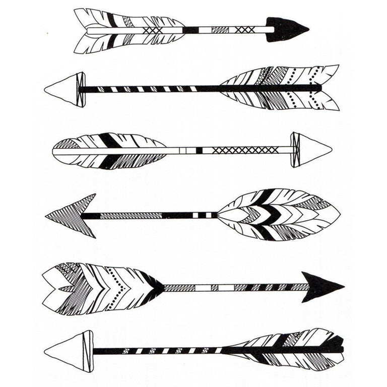 Tatouage éphémère : Big Arrows - ArtWear Tattoo - Tatouage temporaire