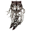 Tatouage éphémère : Wolf Dreamcatcher 2 - ArtWear Tattoo - Tatouage temporaire