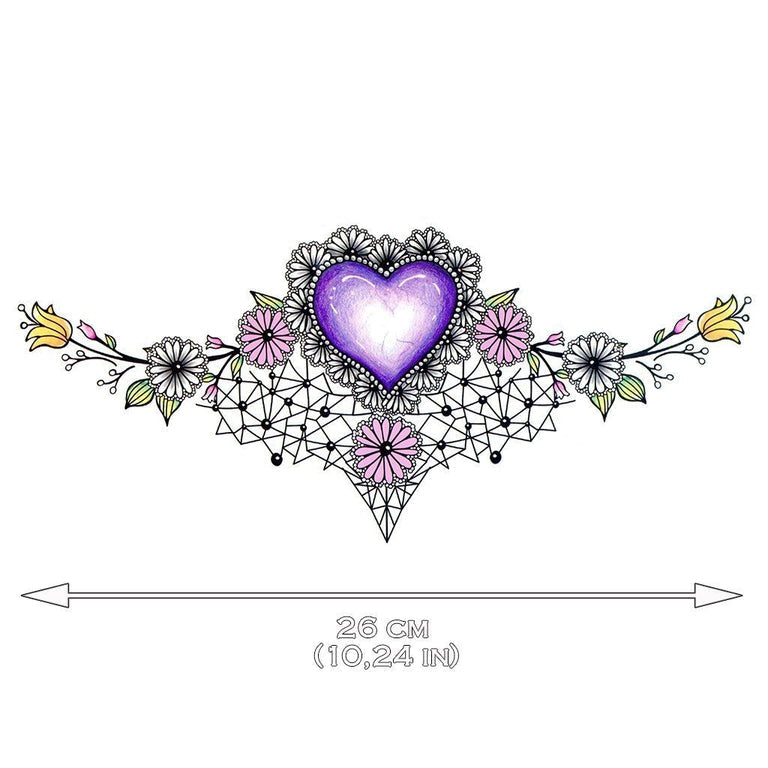 Aggregate 65 purple hearts tattoo  thtantai2